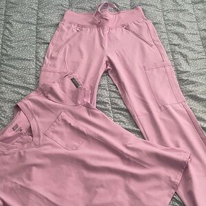 XS Lilac Med Couture Scrub Set